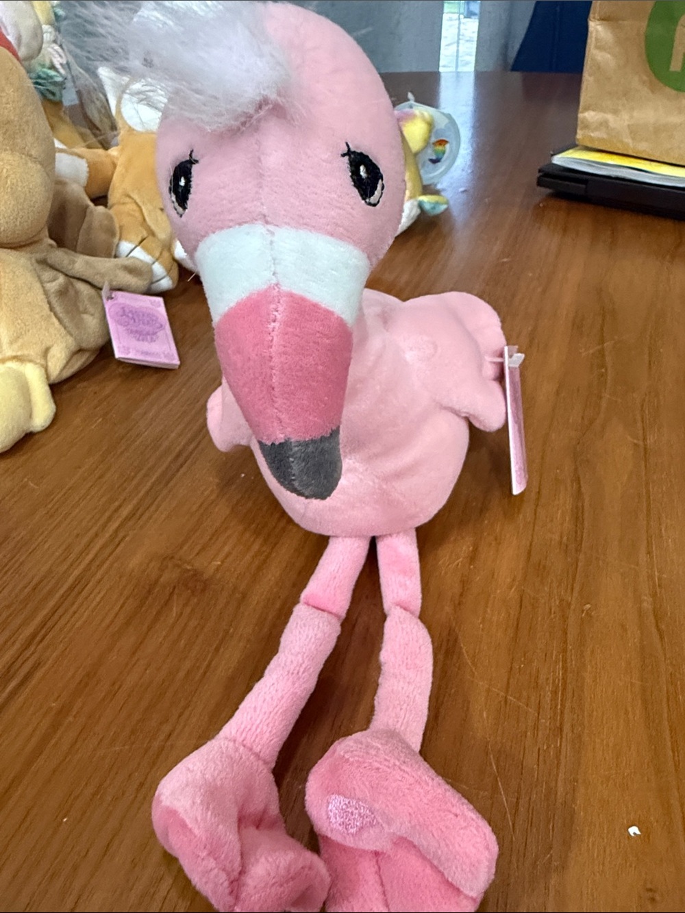 Pink Plush Flamingo Soft Toy